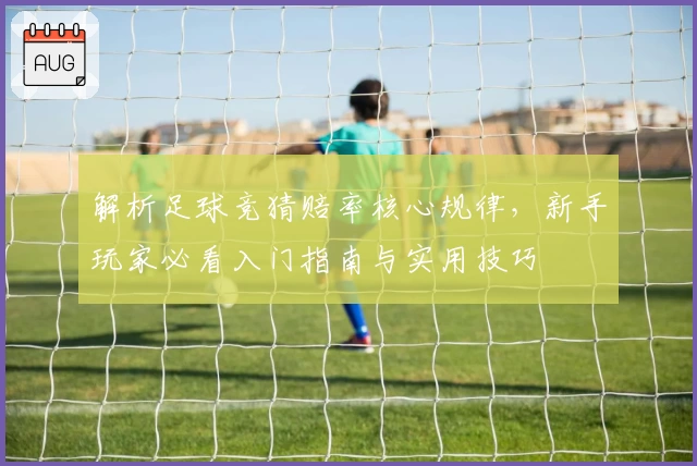 解析足球竞猜赔率核心规律,新手玩家必看入门指南与实用技巧